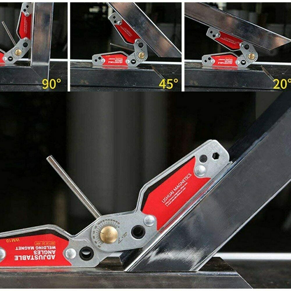 Adjustable Angle Magnet Magnetic Bracket Fixture Angle Clamp Welding Positioner