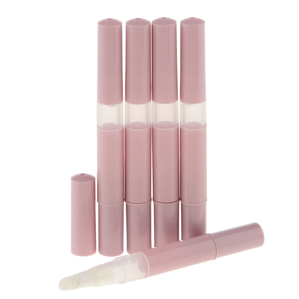 5 pieces 3 Ml empty rotary pen, tooth whitening pen, nail polish eyelash pen,