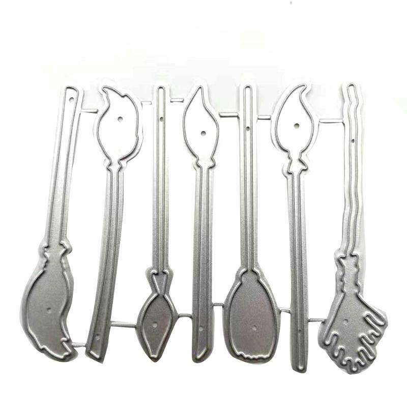 Torch Metal Cutting Dies Stencil DIY Scrapbooking Album Paper Card Template Mold