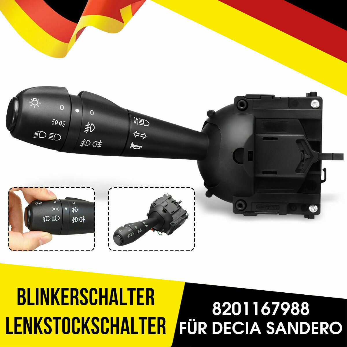 Left Turn Signal Horn Control for Dacia Dokker Duster Lodgy Logan Sandero