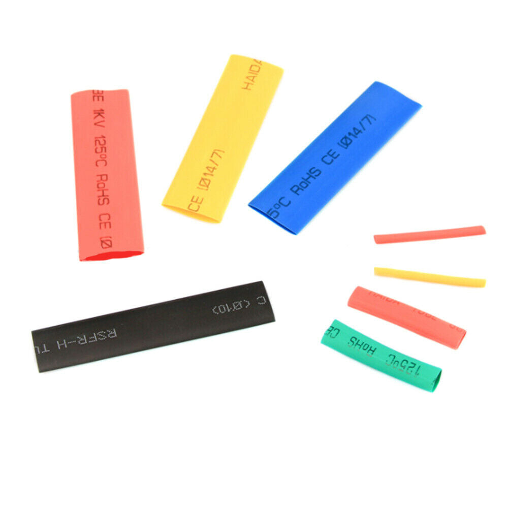 164Pcs Shrinking Assorted Heat Shrink Tube Wire Cable Insulated Sleeving Tubing