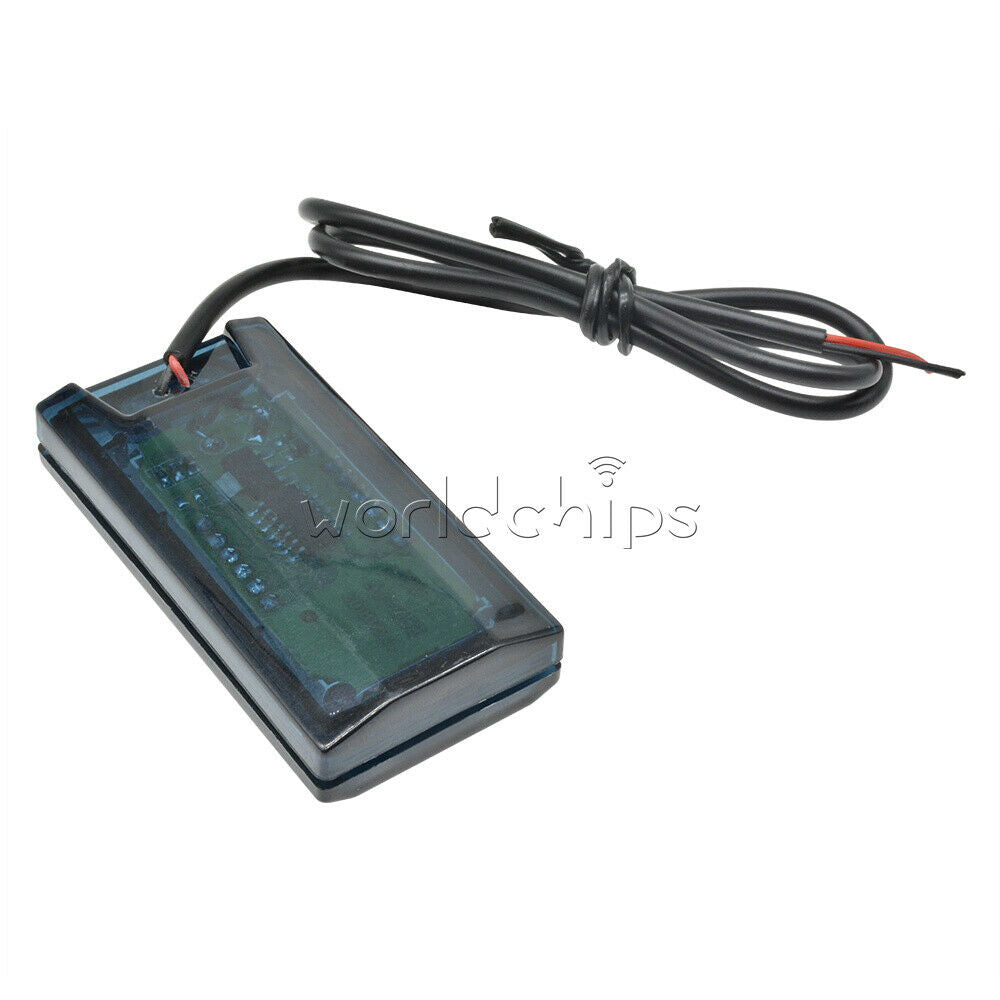 Blue Car Motocycle 12V Digital LED Display Voltmeter Voltage Gauge Panel Meter