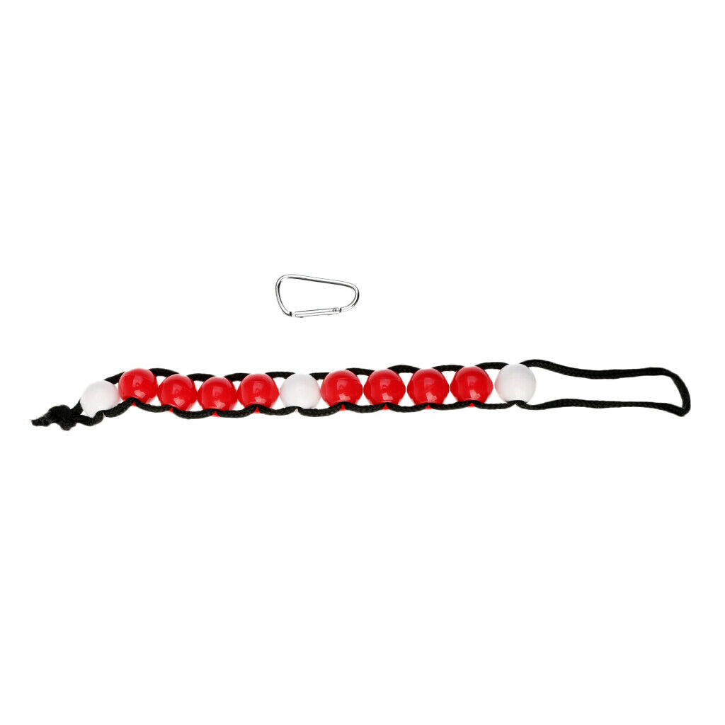 Plastic Golf Ball Beads Chain Golf Club Stroke Putt Score Counter