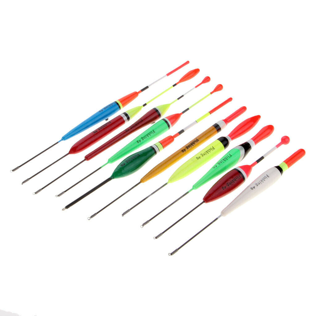 20Pcs Saltwater Fishing 4g 5g Balsa Wooden Floats Bobbers Crappie Panfish