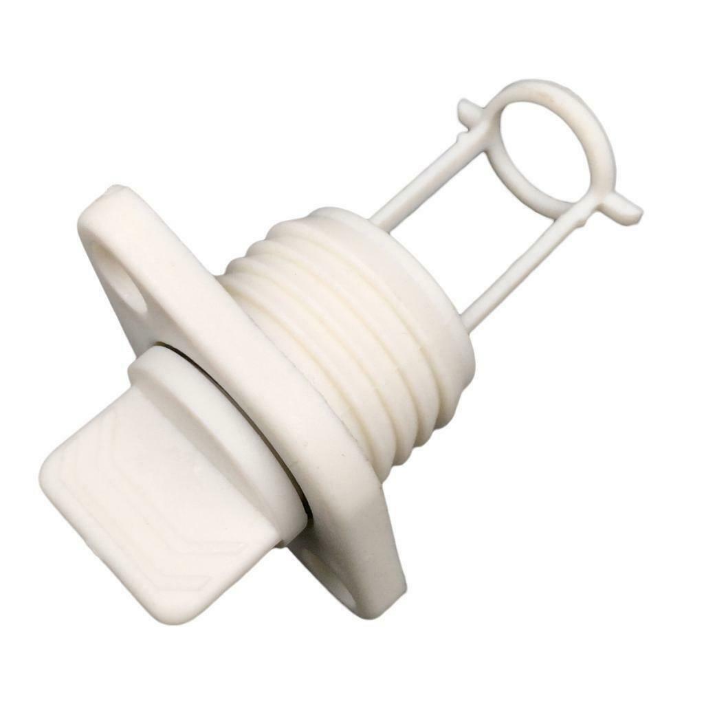 Boat Drain Plug Replacement Coarse Thread / Marine White Diamond