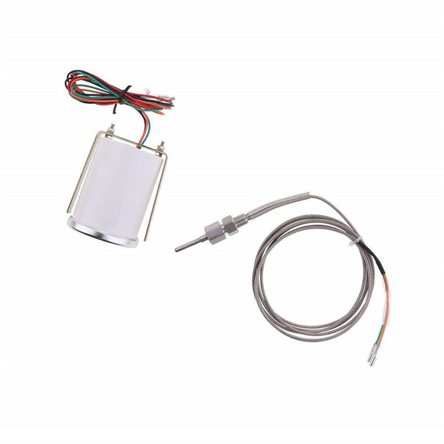 2" 52mm Auto Car LED Exhaust Gas Temperature Temp EGT Gauge Meter Pointer Sensor