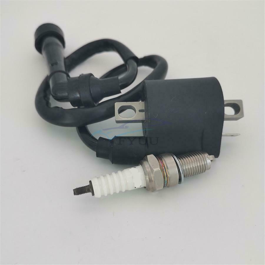 Ignition Coil W/ Spark Plug For Yamaha Raptor 660R YFM660R Grizzly 660 YFM660FA