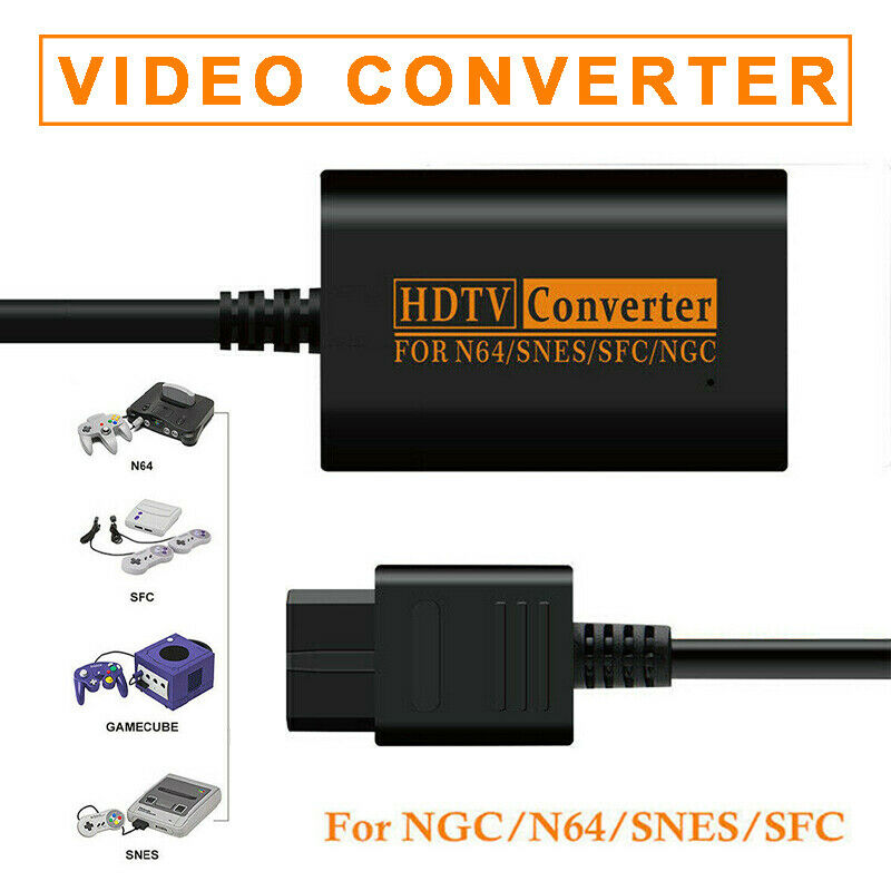 HDMI HD Converter Adapter Cable For Nintendo 64/SNES/NGC/SFC Gamecube Console