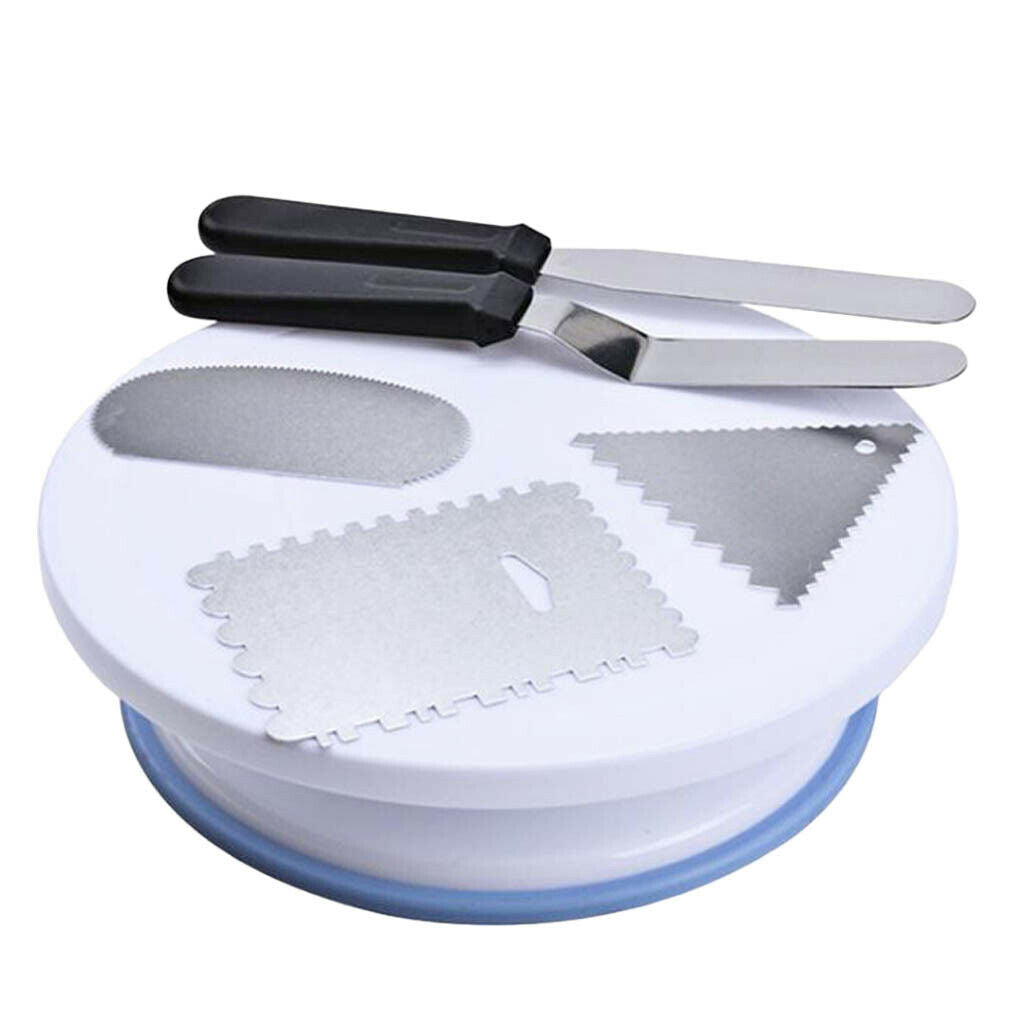 Multi-function Cake Turntable Stand Decorating Kit Set Pastry Tools 27.5cm