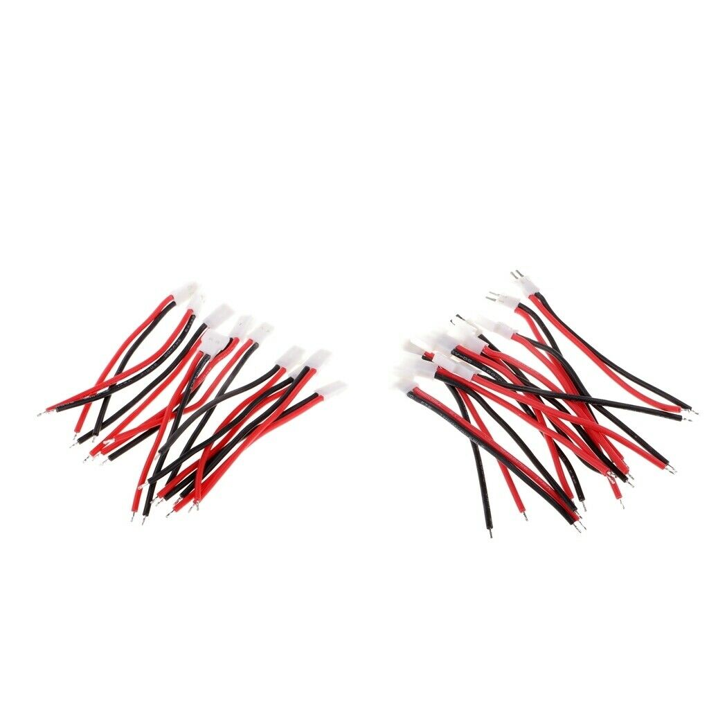 20x RC Charging Cable Wire Line Male&Female for 3.7V Lipo Lithium Batteries