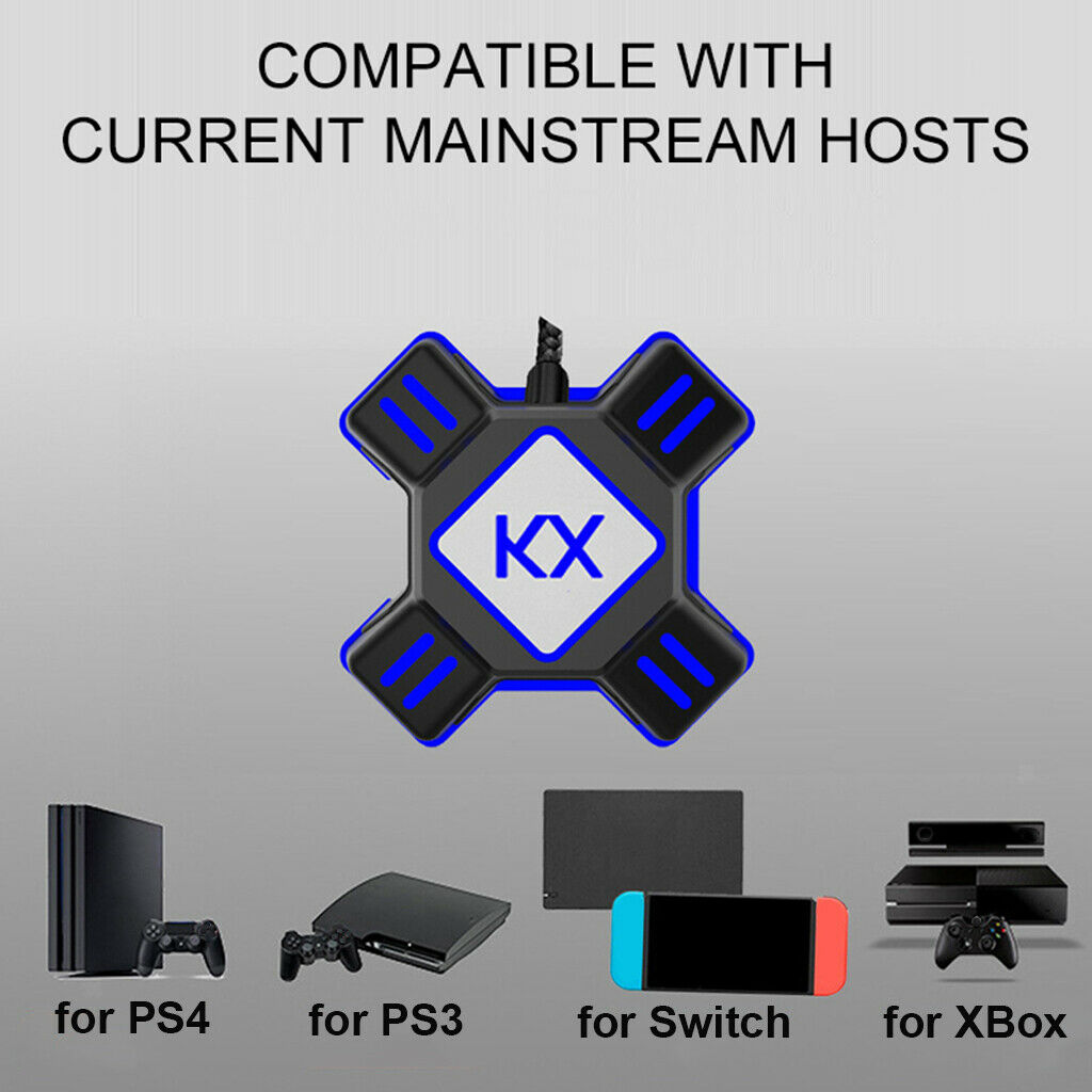 Portable Gaming Keyboard and Mouse Adapter Console Converter for Nintendo Switch