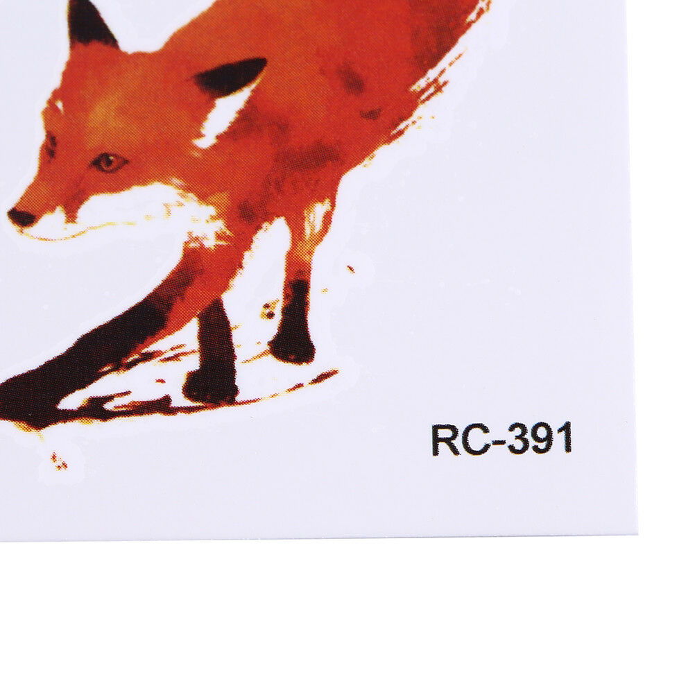 Waterproof Temporary Tattoo Stickers Cartoon Fox Water LZansfer flash tatooIIHBD