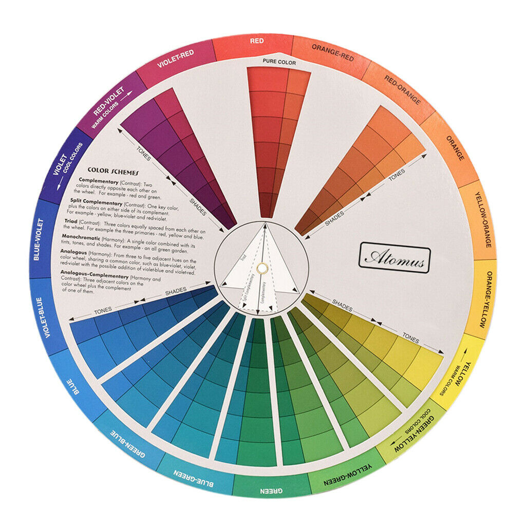 Dual Sides Crafts DIY Color Matching Nail Polish Ink Mixing Guide Board