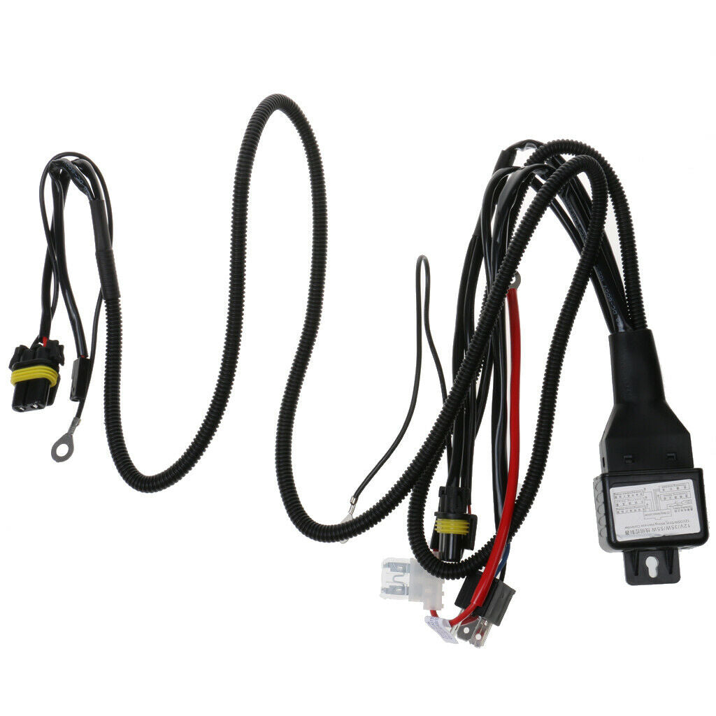 Car Auto 12V 55W Xenon HID Wiring Harness Conversion Kit For H4 9003 Bulb