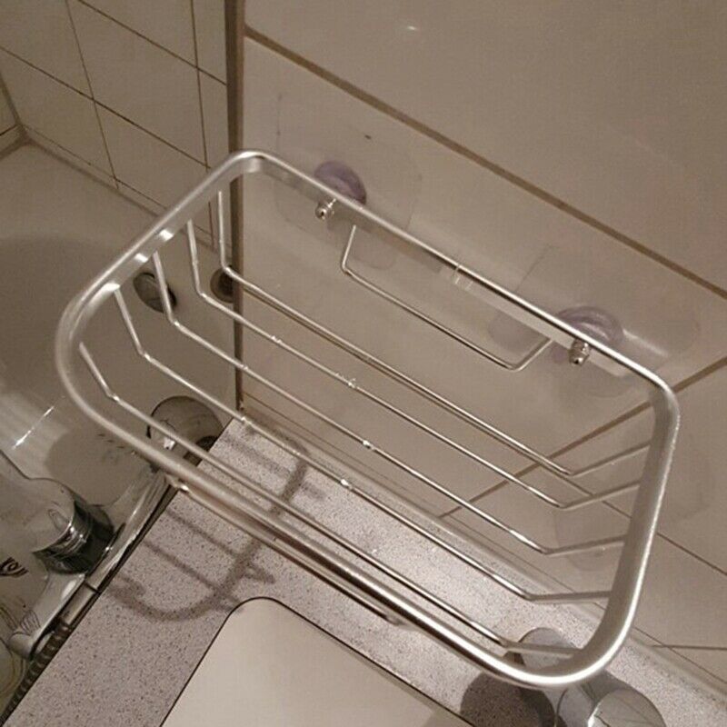 Bathroom Shower Shelf Holder Stainless Steel Corner Storage Rack Shampoo SoaC9U4