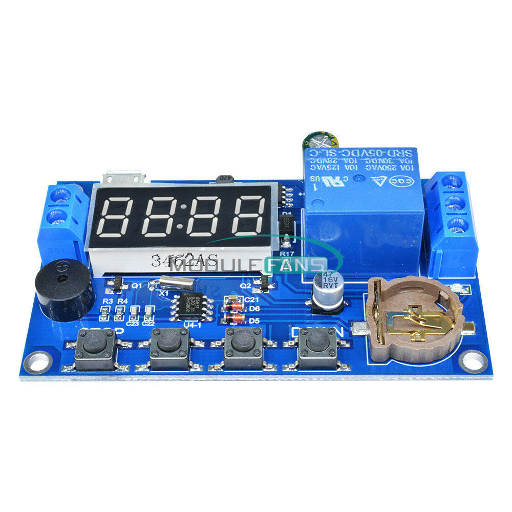 Synchronization Real-time Relay Module Timing Switch Control Delay Timer