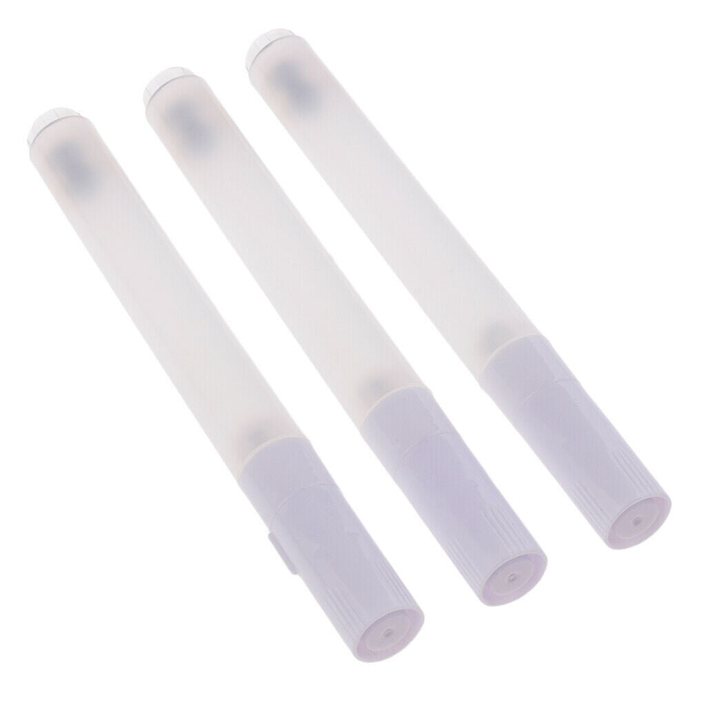 Set of 3 4.5mm Tips Oil Paint Empty Marker Pens Empty Pen Tube Artist Paint