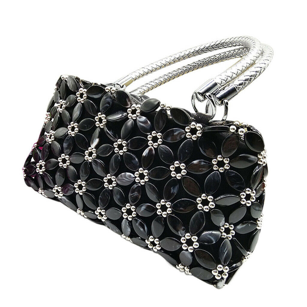 DIY Beads Bag Handbag Making Kits for Beginners Handmade beaded bag Black