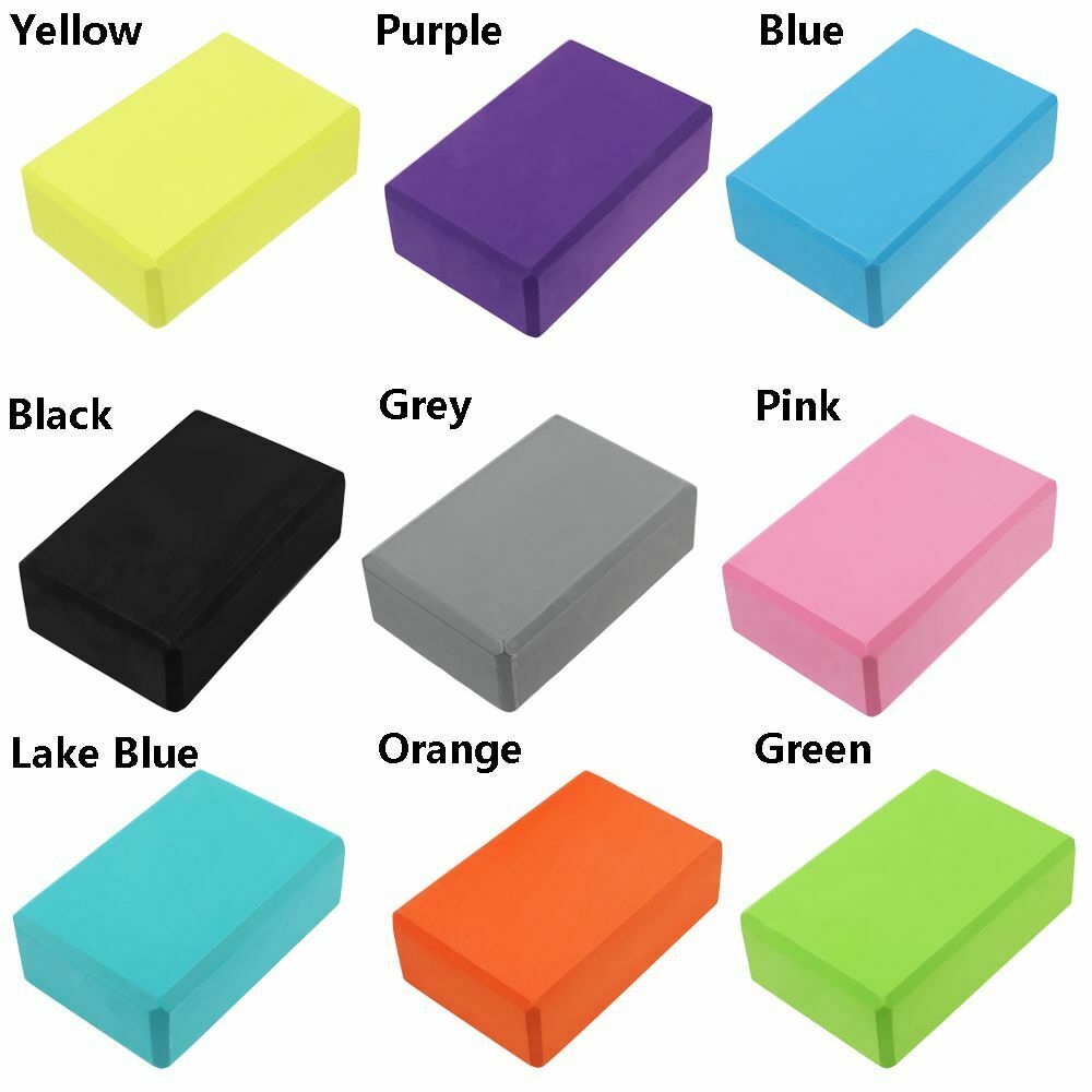 Health Training Yoga Block Brick Exercise Pilates Gym Foam Fitness Equipment