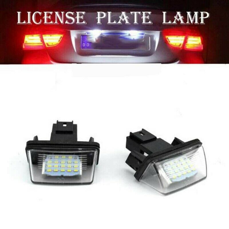 18 LED License Plate Light for Peugeot 206/207/307/308 for Citroen C3/C4/C5/C6O2