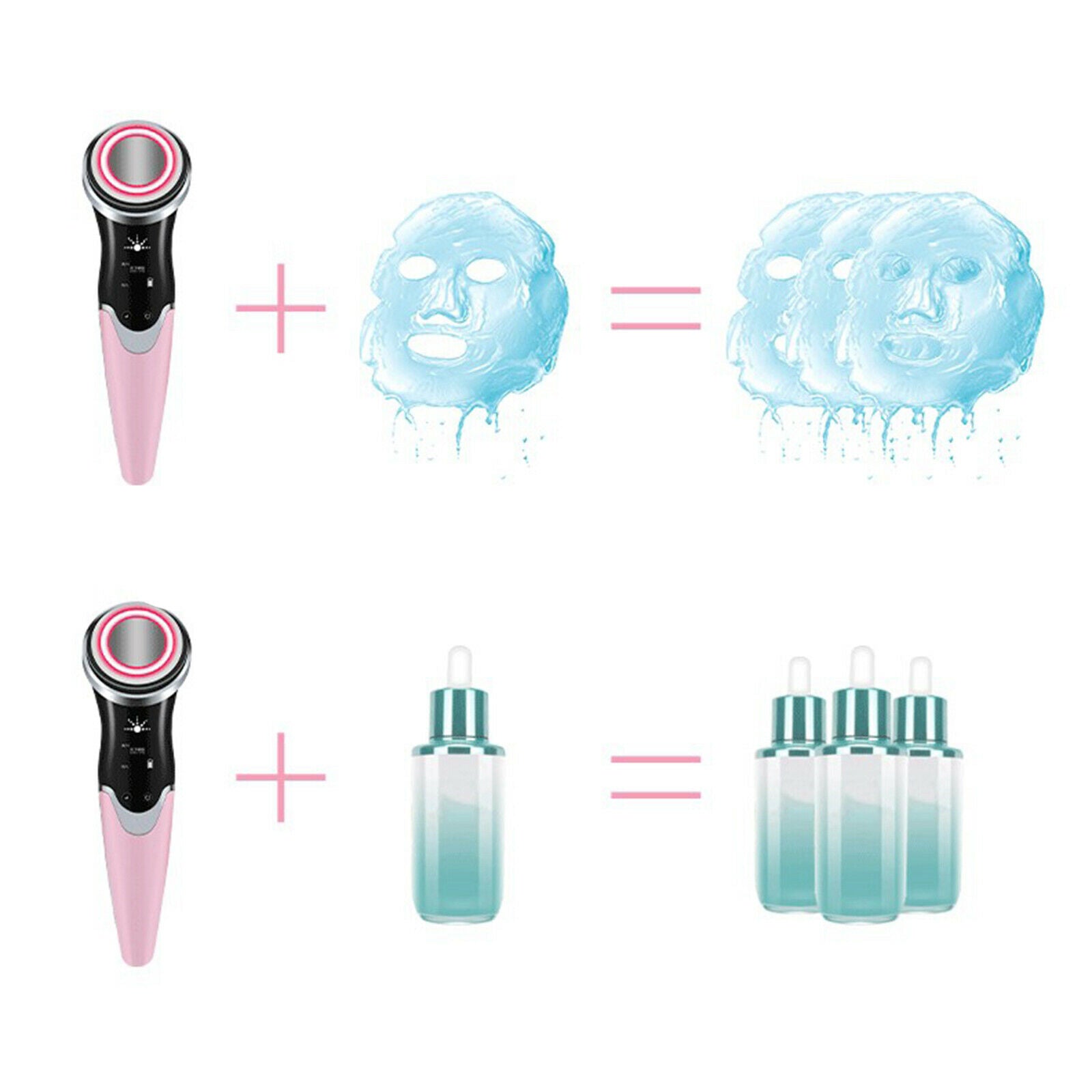 Facial LED Photon Therapy Beauty Instrument Device Face Skin Care Tool