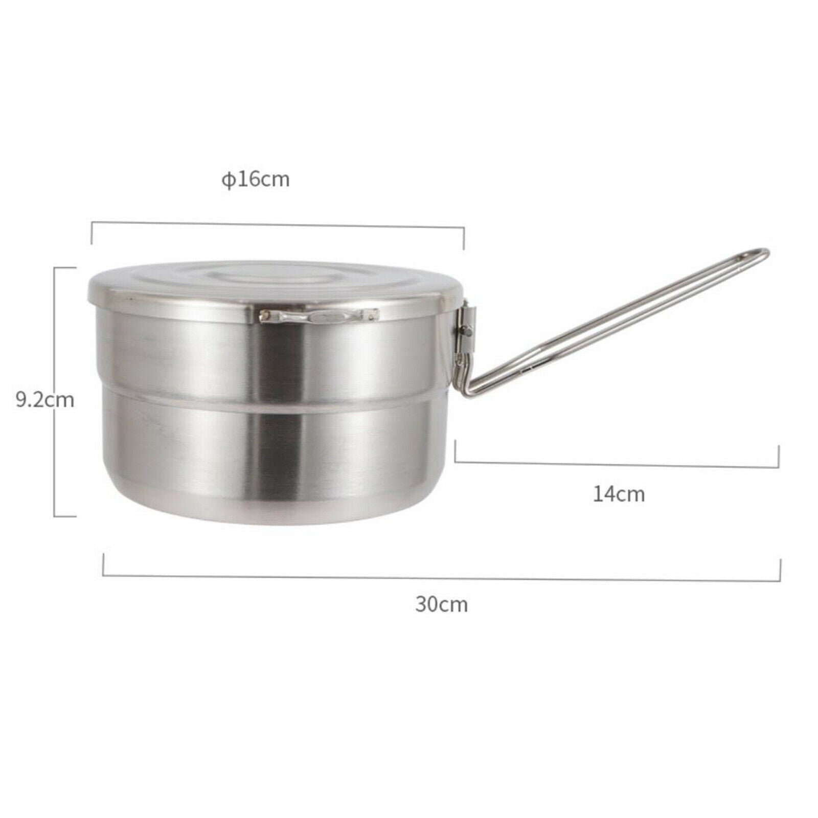 Outdoor Sauce Pan Saucepan Soup Milk Noodles Steak Pot Camping Backpacking