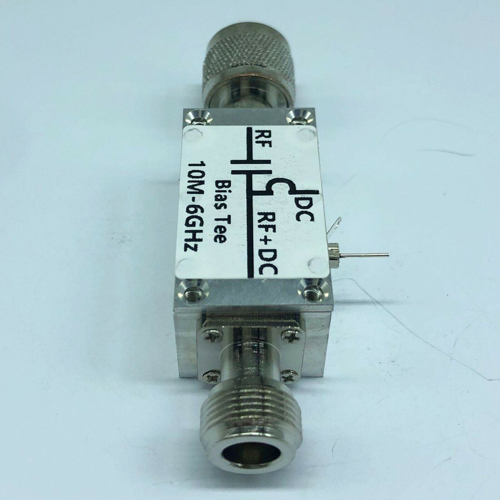 10MHz-6GHz N Head RF Feeder RF Blocker Bias Tee Broadband Radio Amplifier