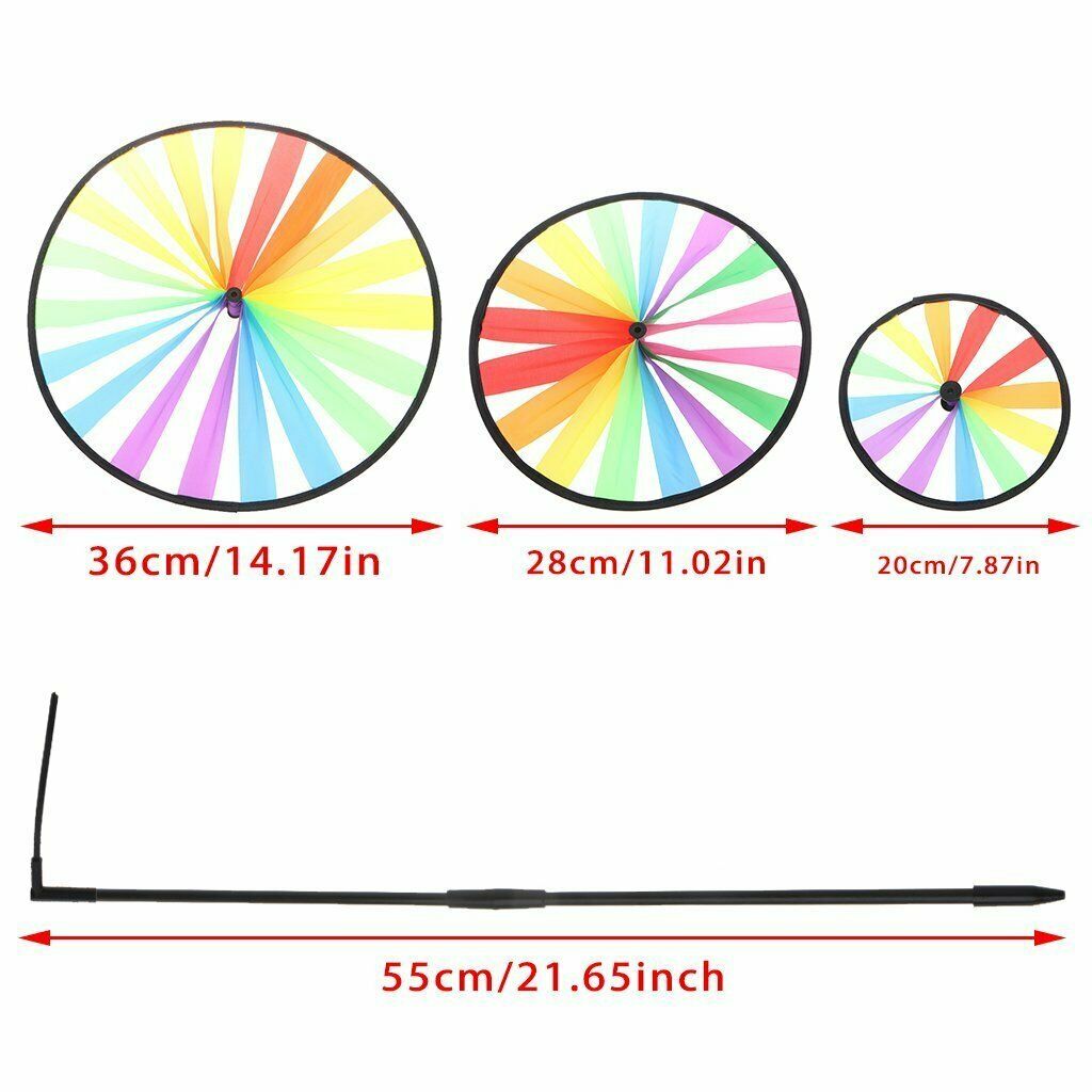 4pcs DIY Windmill Pinwheel Wind Chimes Hot Air Balloon Outdoor Toys