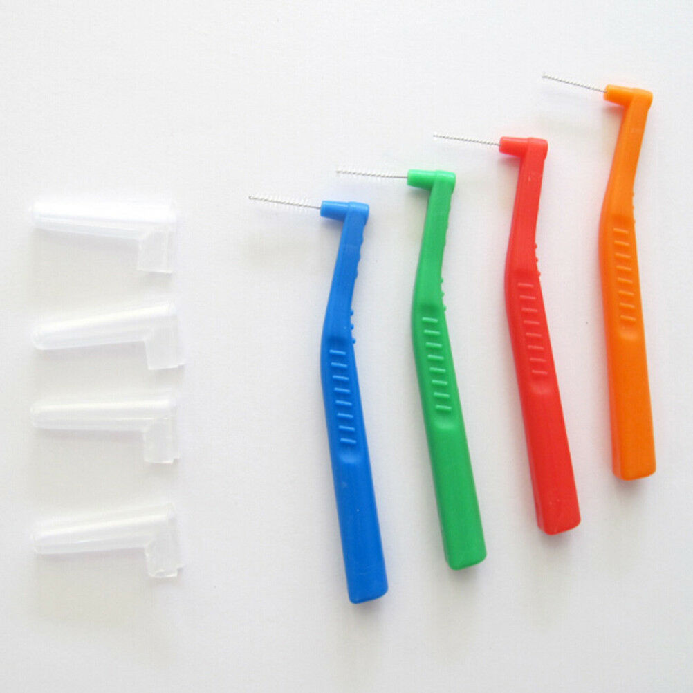 5Pcs L shaped interdental brush toothbrushes soft dental interdental oral.l8