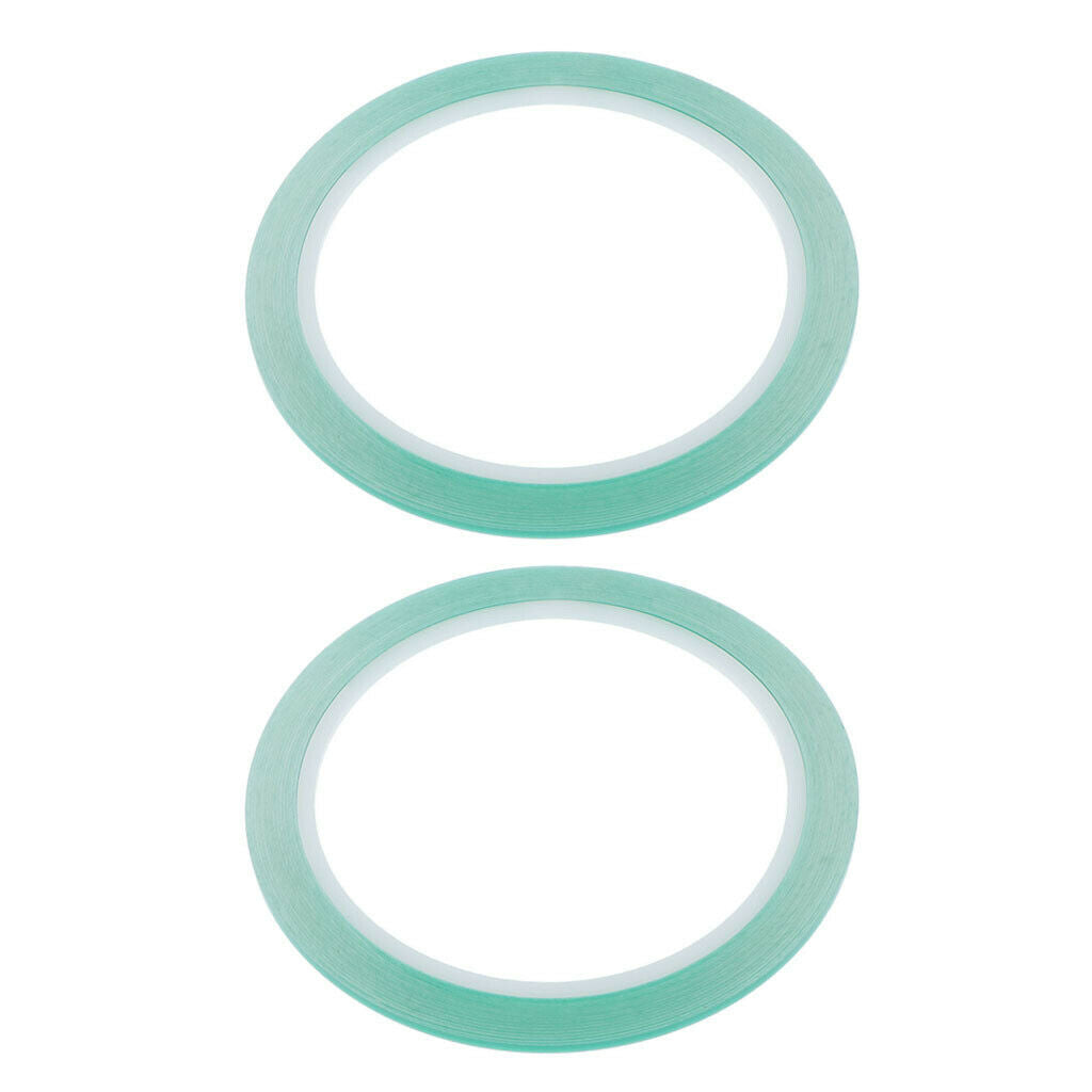 2 Pieces Curve Masking Tape Hard for Plastic Craft Painting Accessories