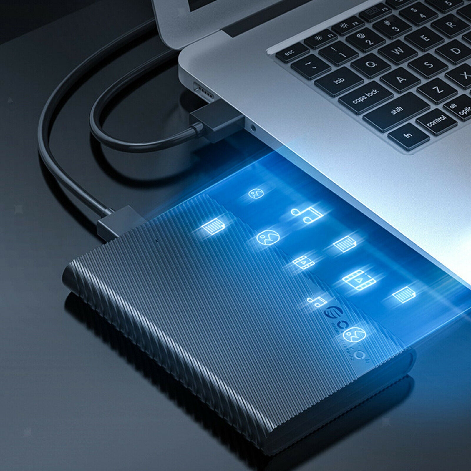 Removable 2.5in External USB Hard Drive Disk  Case Only for PC Computer