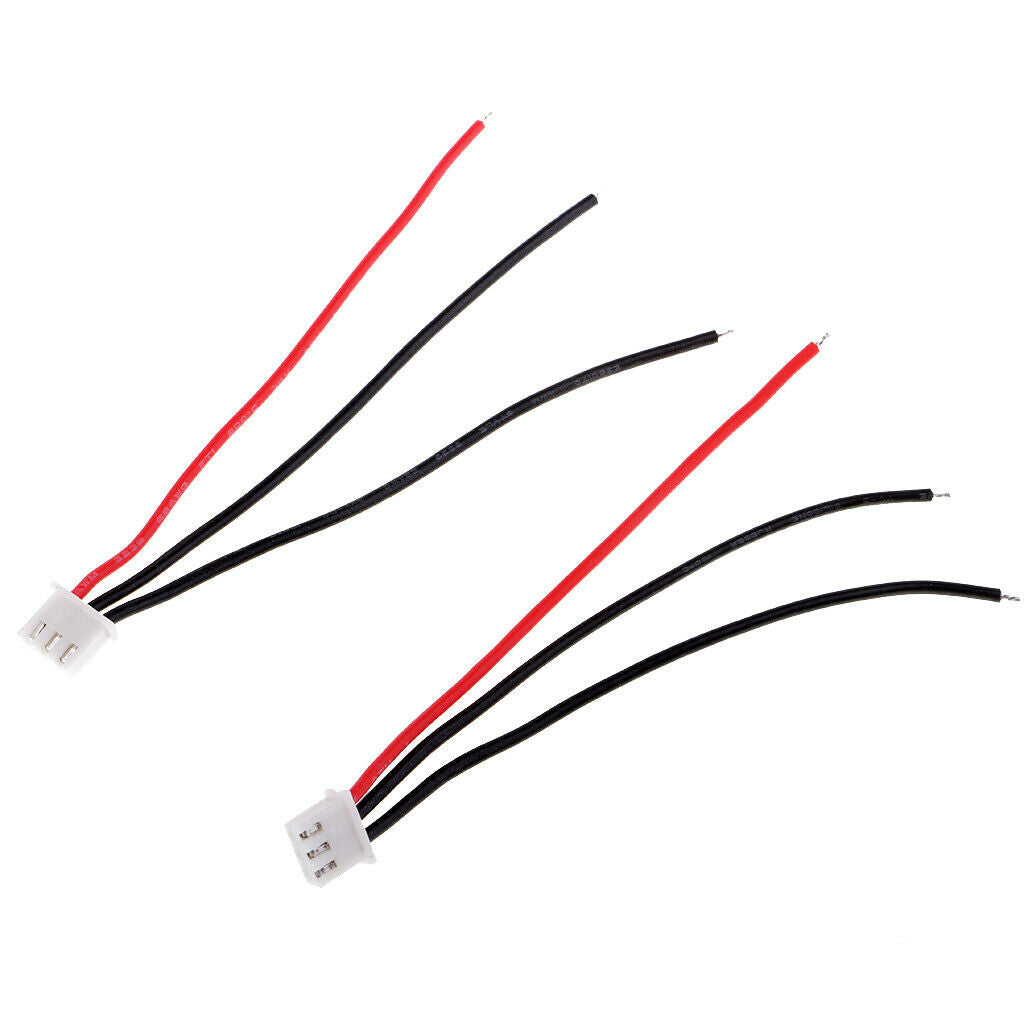 30Pcs/Set JST-XH Connector Silicone Charging Cable for Lipo Lithium Battery