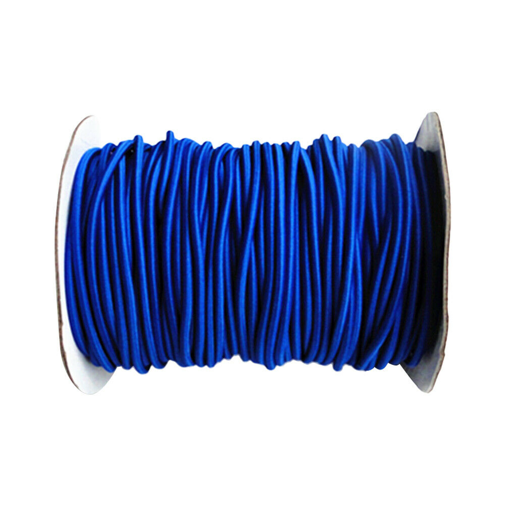 4mm 10m Blue Elastic Bungee Cord Shock Rope Tie Down