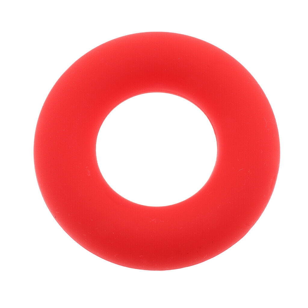 2 Pieces Finger Gripper Strengthener Hand Grip Exerciser Ring red