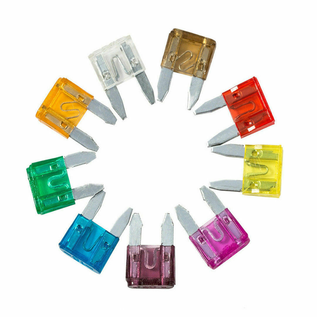 120pc  Mini Fuse Assortment Set Auto Car Motorcycle Kit + Puller