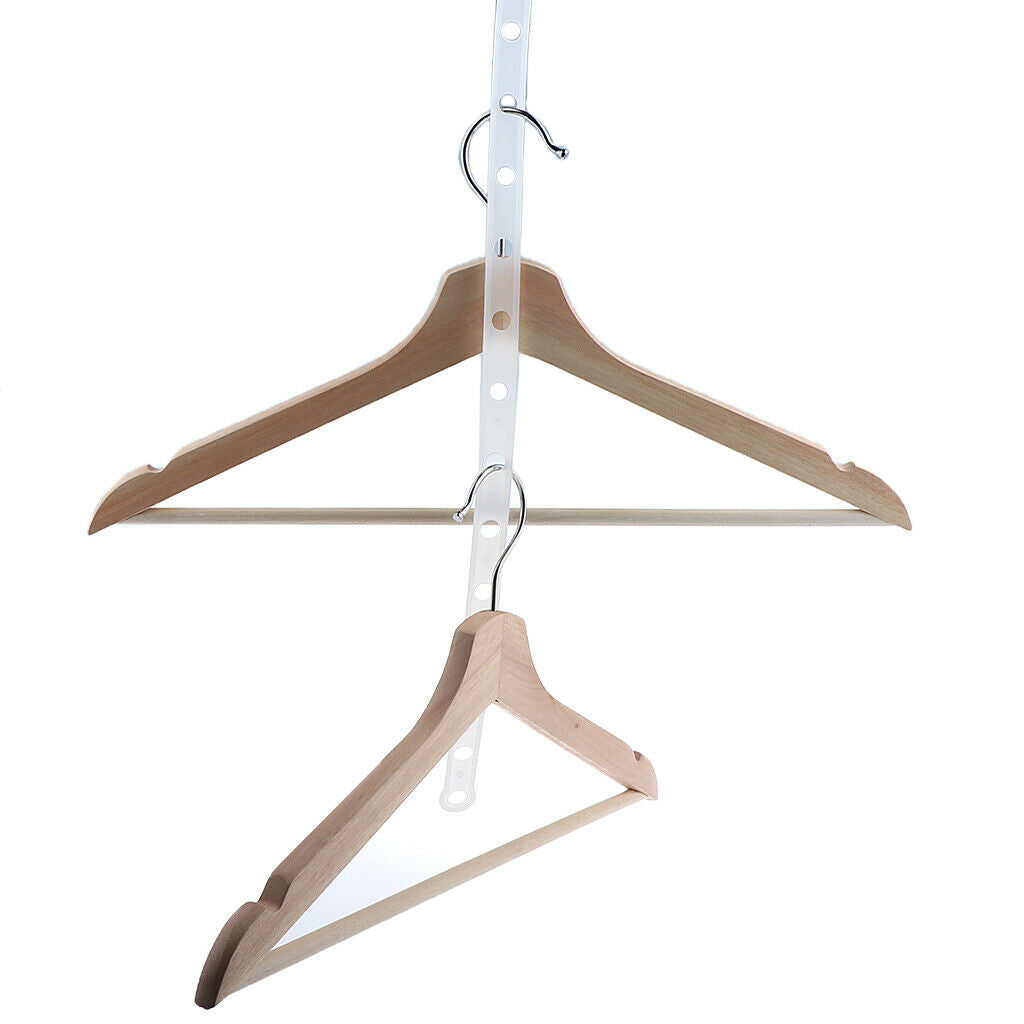 10 Pieces Plastic Clothing Shop Displays Hanger Connector Strips Suit Connecting
