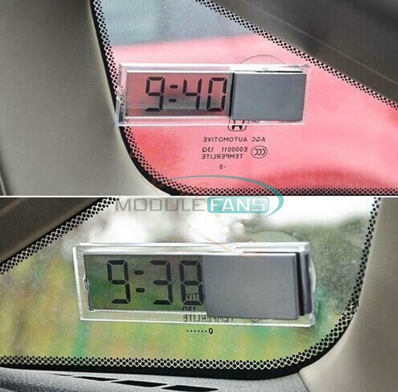 Digital LCD Display car Time Clock for Car-Truck-Bike Interior Windshield