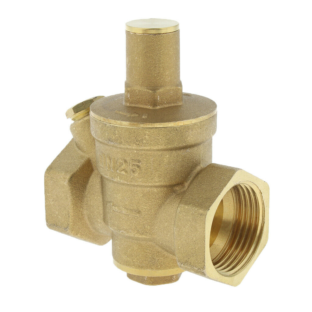 DN25 1 "brass water pressure regulator adjustable thread