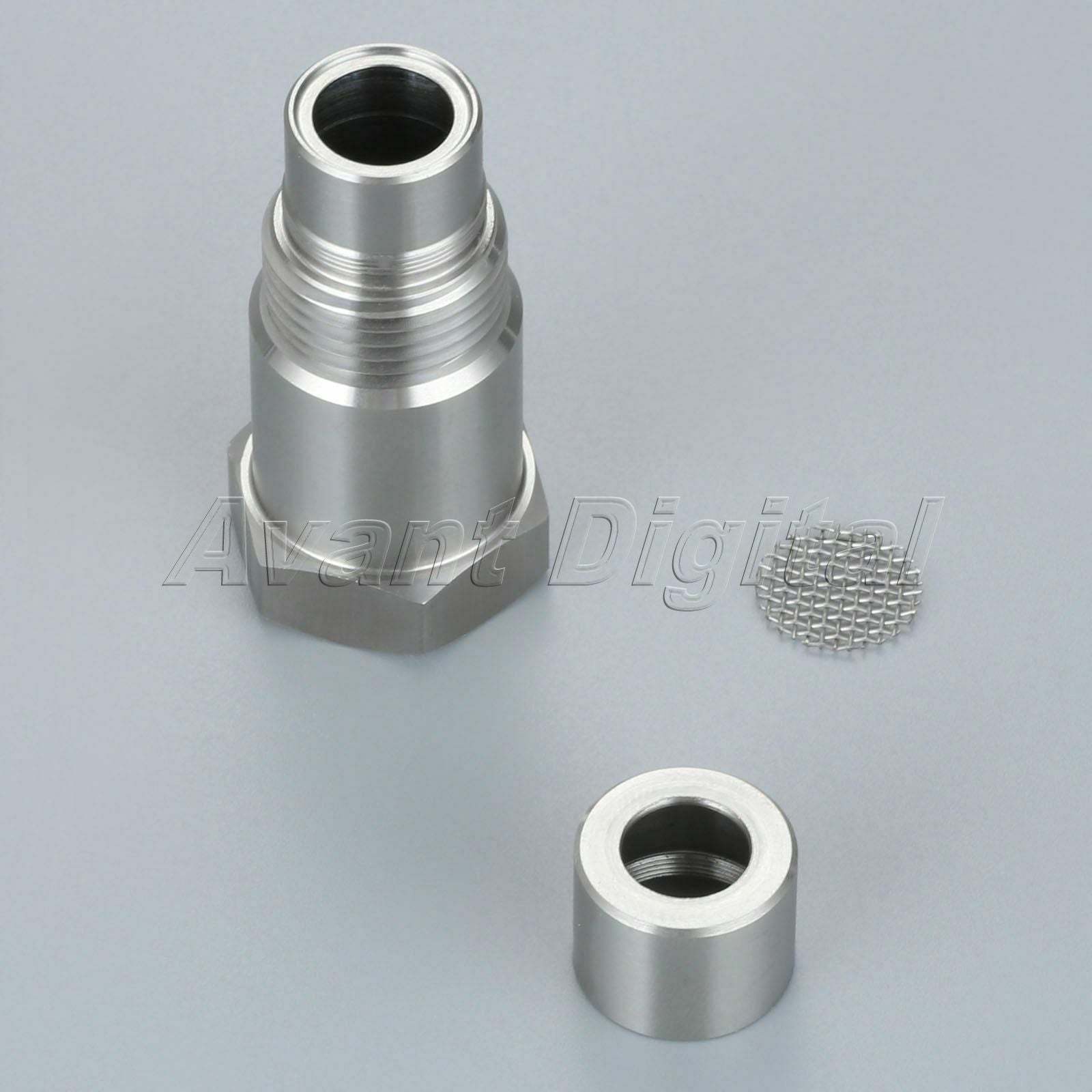 1x Auto O2 Sensors CEL Eliminator Mini Catalytic Converter 304 Stainless Steel