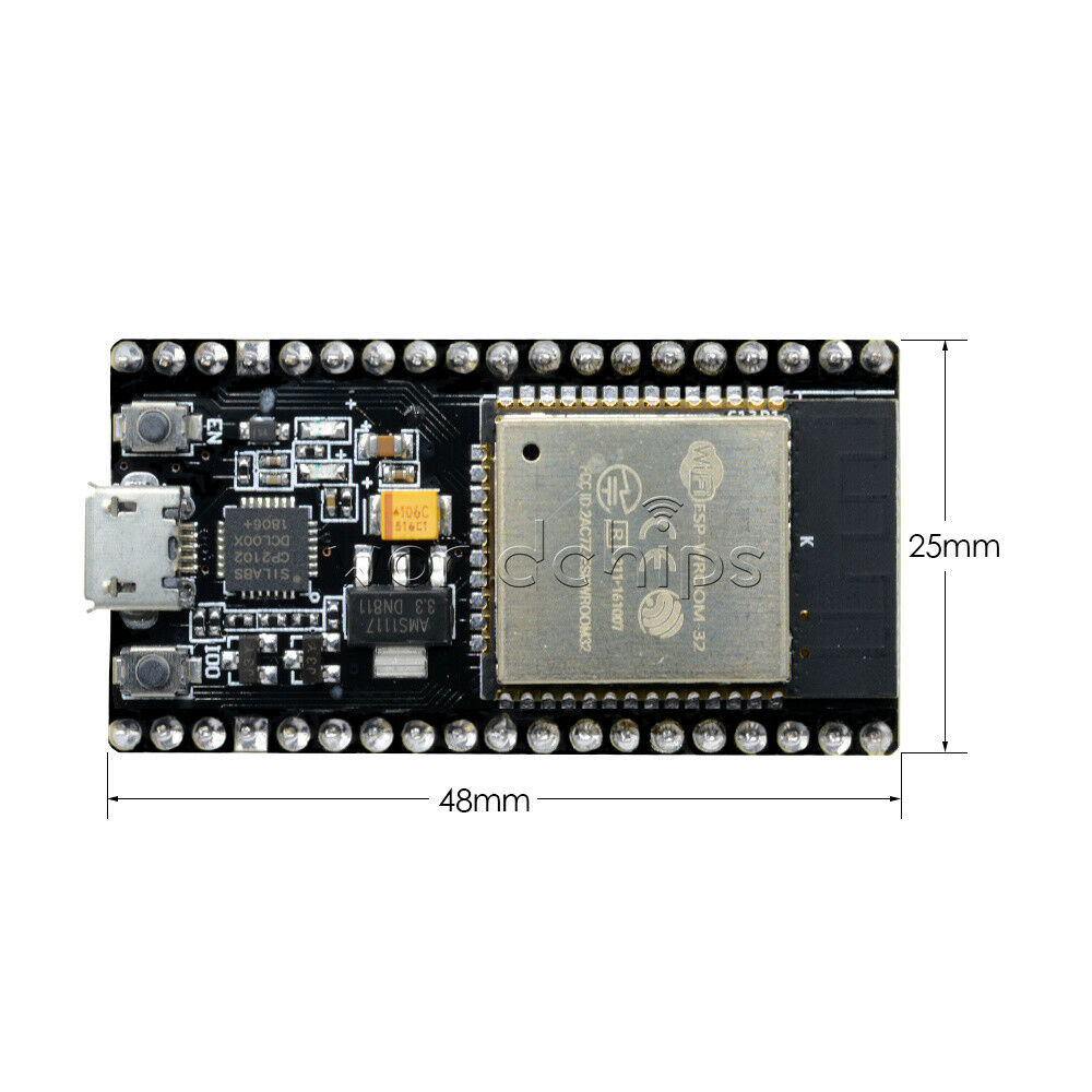 NodeMcu ESP32 CP2102 Development Module 2.4GHz WiFi+Bluetooth Dual-Mode Antenna