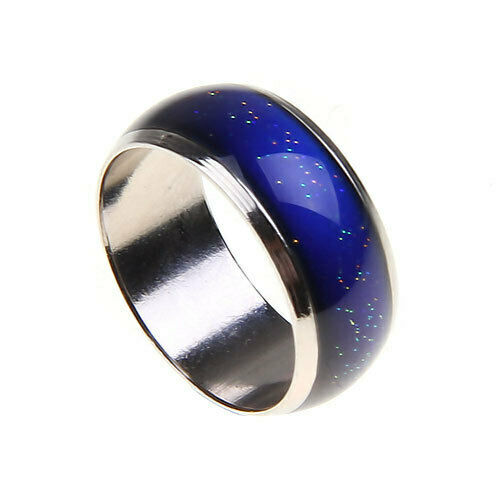 3x Kids Child Color Changing Emotion Feeling Change Mood Ring Band Gift