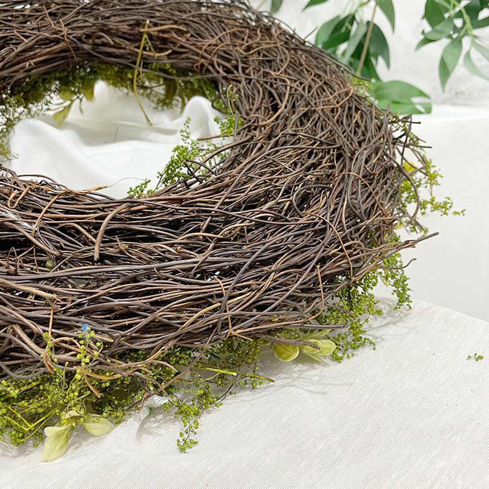 Easter Egg Wreath 35cm Artificial Plants Garland Wall Wedding Decor Sign