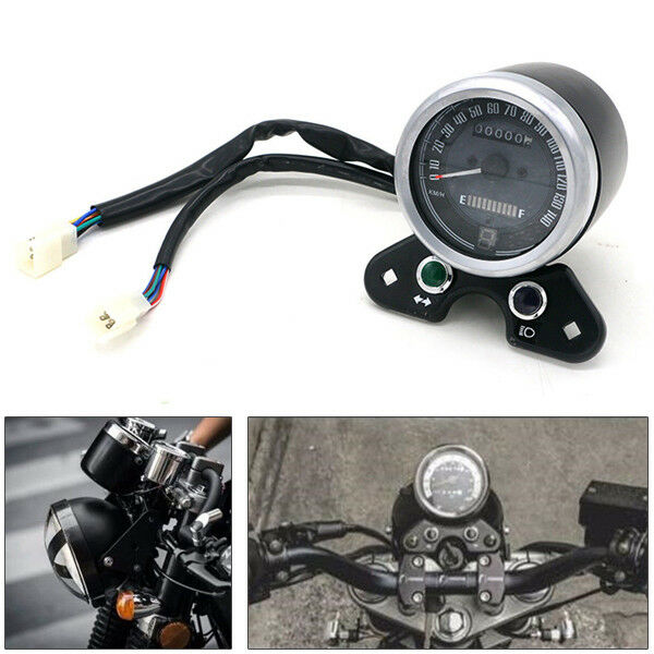 Motorcycle Bikes Odometer Speedometer Gear Digital Display For CG125 Cafe Racer
