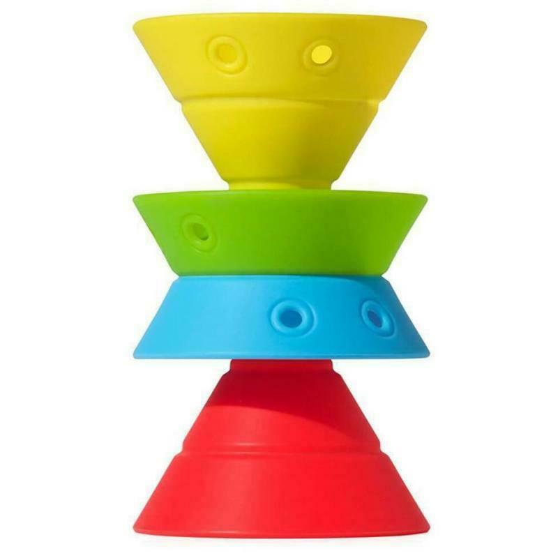 Soft Stacking Nesting & Block Convertible Cone Building Tower Squeeze Toys