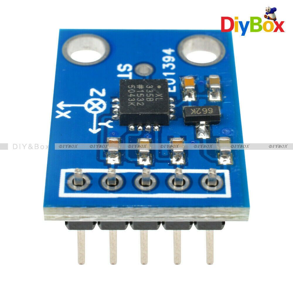 3-Axis ADXL335 Tilt-Sensing and Acceleration Measurement Sensor Module Arduino