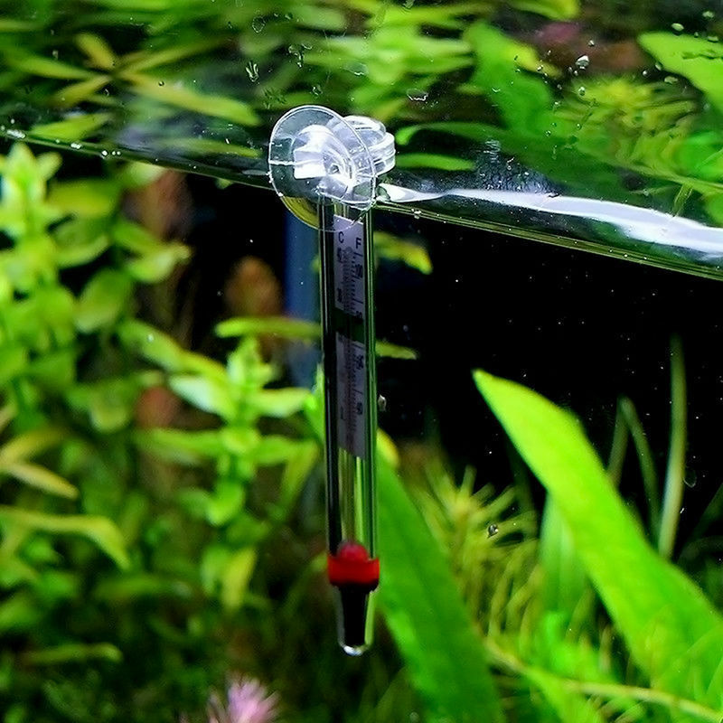 Glass Meter Aquarium Fish Tank Water Temperature Thermometer Suction Cup