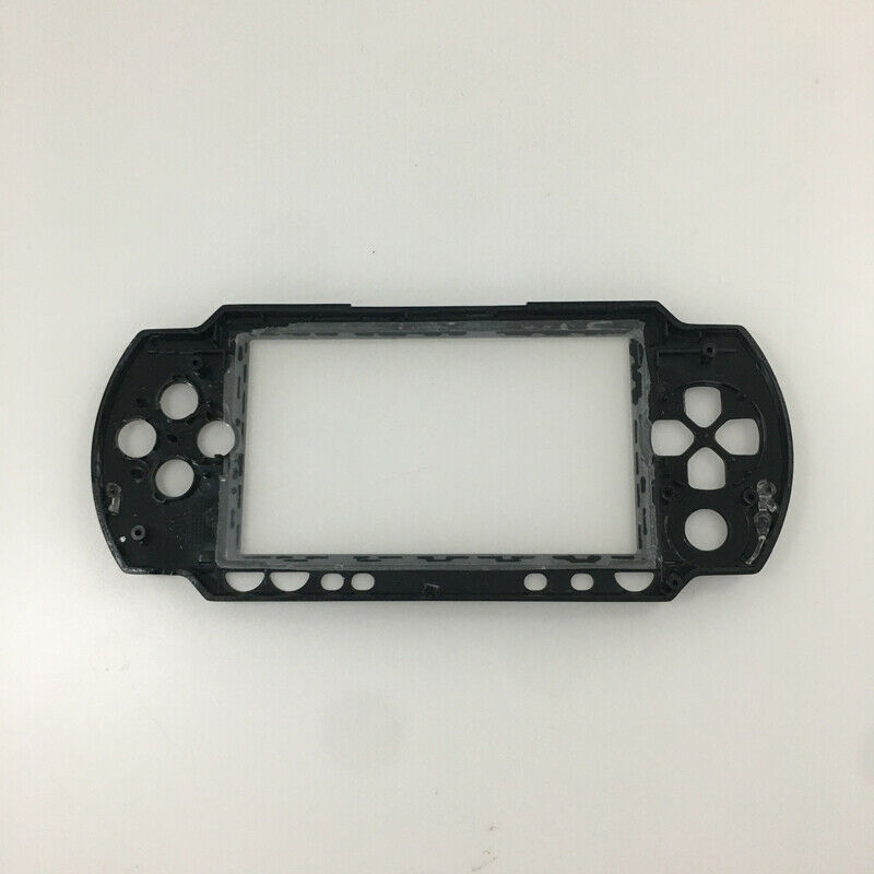 Black Front Face Plate Faceplate Shell Case Cover Replacement For Sony PSP 1000