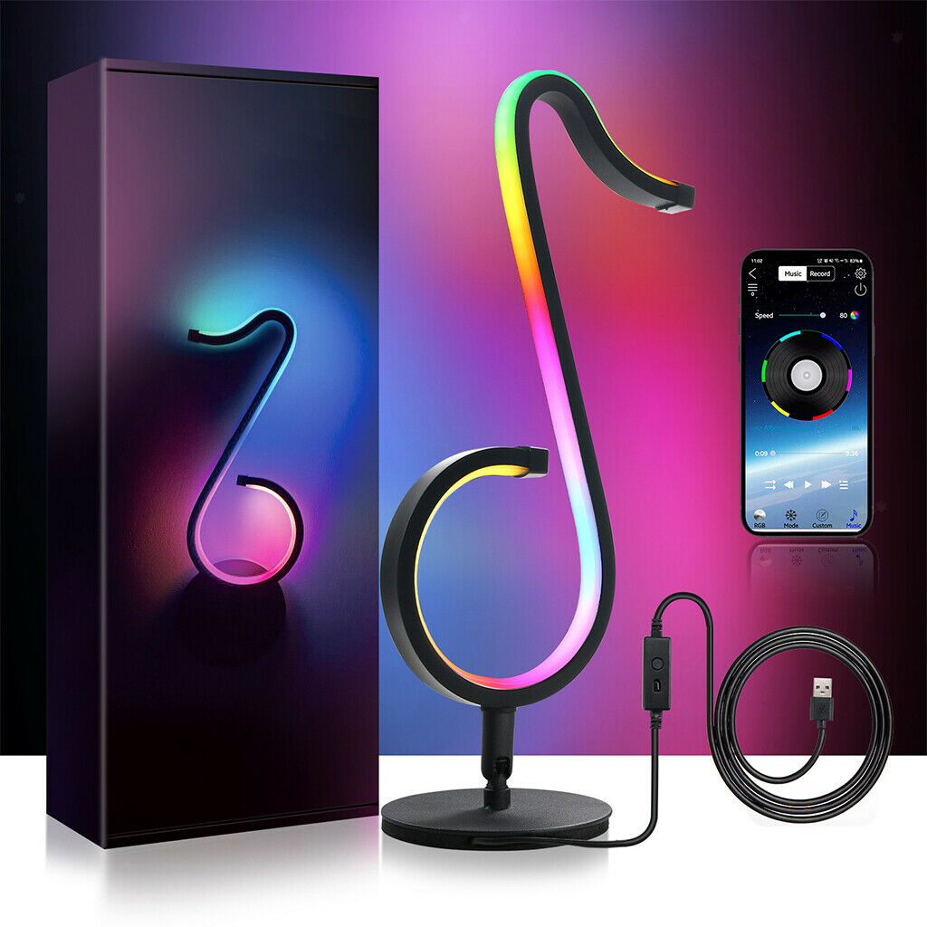 Dimmable RGB Decor Table Lamp Lights Living Room Lighting Props Ornaments