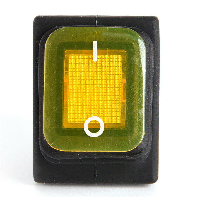 Waterproof 4 Pin 12V LED Rocker ToggleSwitch Momentary Car Boat Marine On-.l8