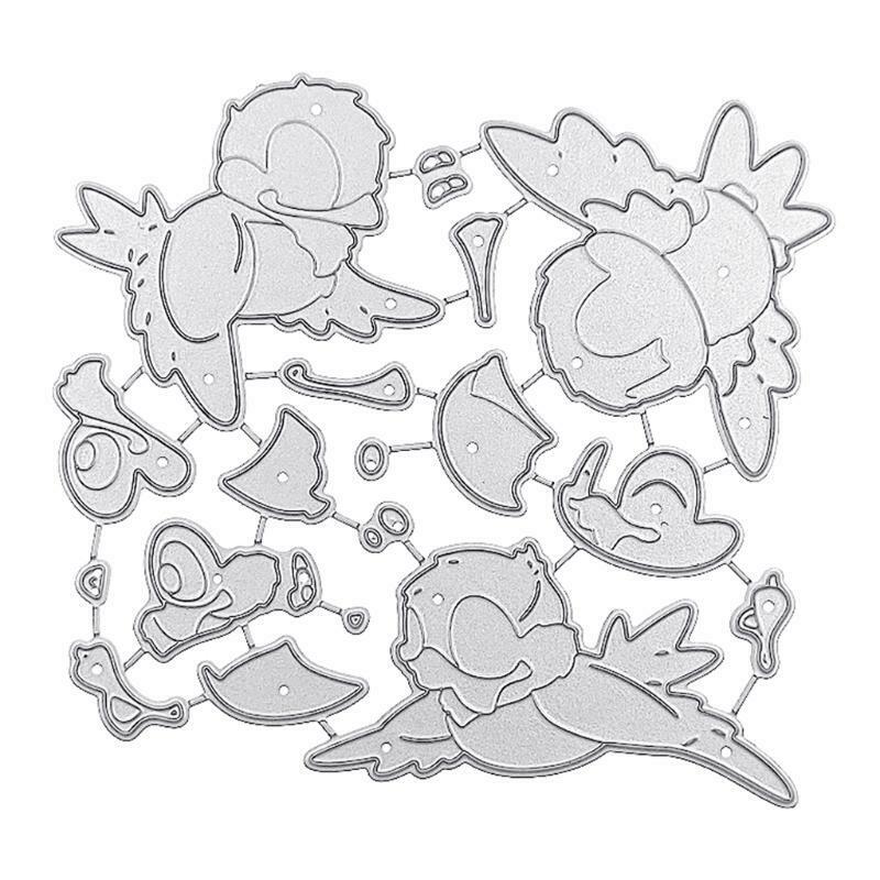 Birds Metal Cutting Dies Stencil DIY Scrapbooking Album Paper Card Template Mold